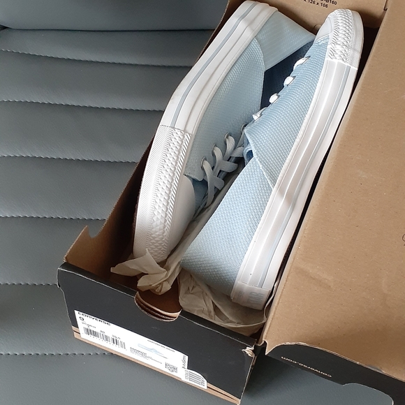 Converse Shoes - Converse: NIB Baby Blue slip-on (size 9)